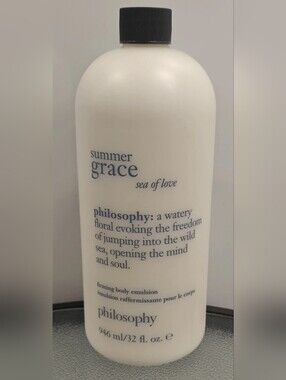PHILOSOPHY SUMMER GRACE SEA OF LOVE SHAMPOO, SHOWER GEL, BUBBLE BATH 32 OZ